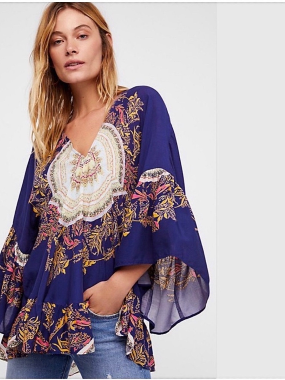 Free People Sunset Dreams Top XS